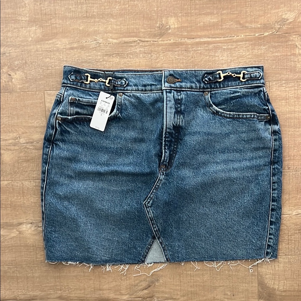 Express denim skirt